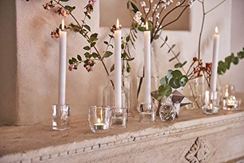 Bulk pack of BOLSIUS white tapers for events and celebrations