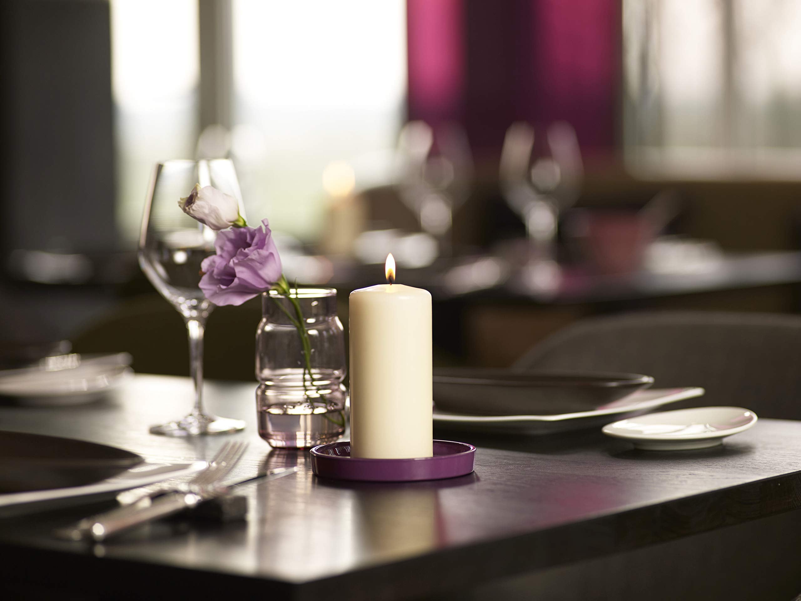 Bolsius gift-ready ivory candle set brings thoughtful decor to celebrations.