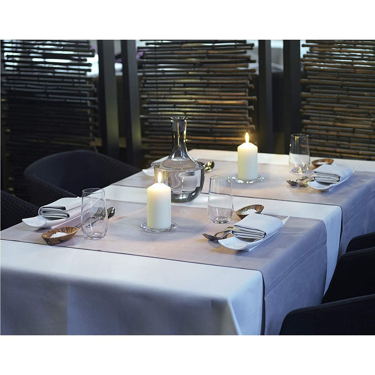 Bolsius Ivory Pillar Candles mood lighting for home.
