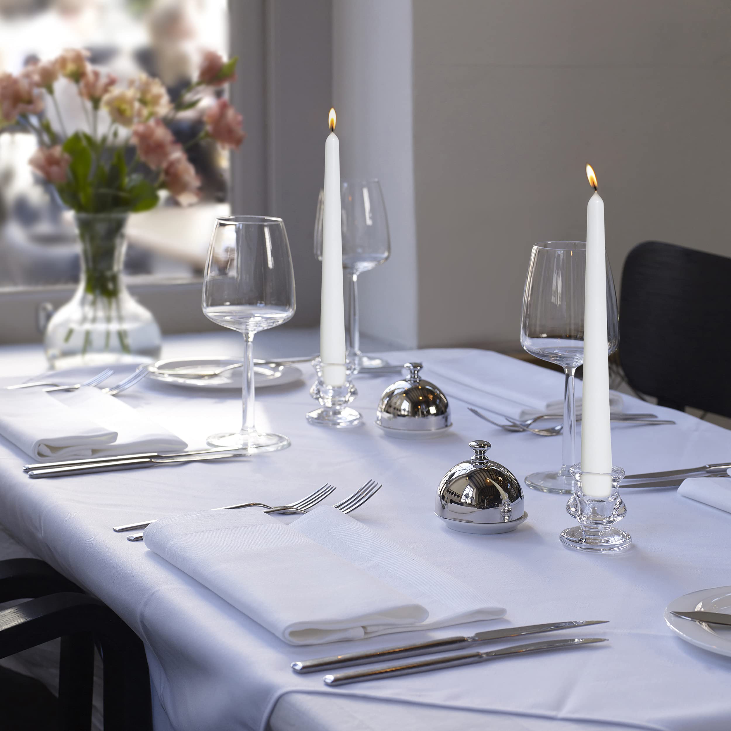 Bolsius smokeless candles keep tabletops clear during events.