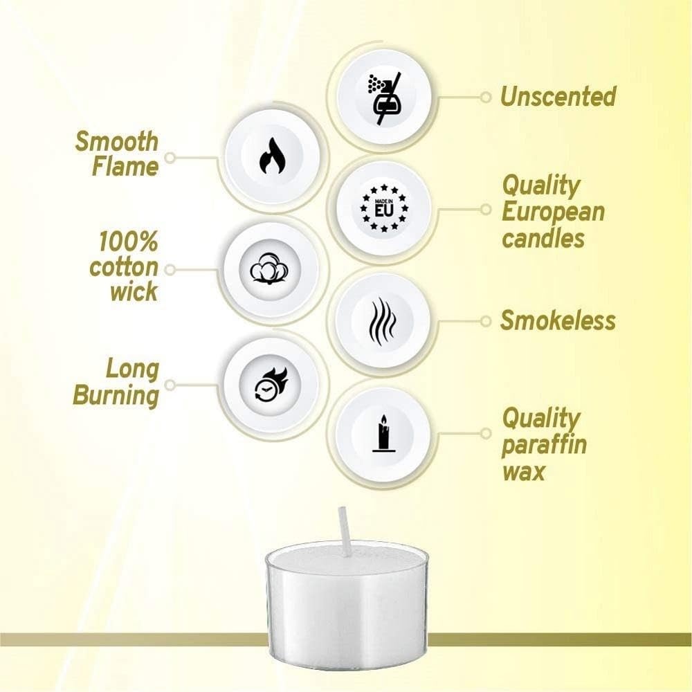 Bolsius tea light for spa and home decor, creating peaceful atmosphere