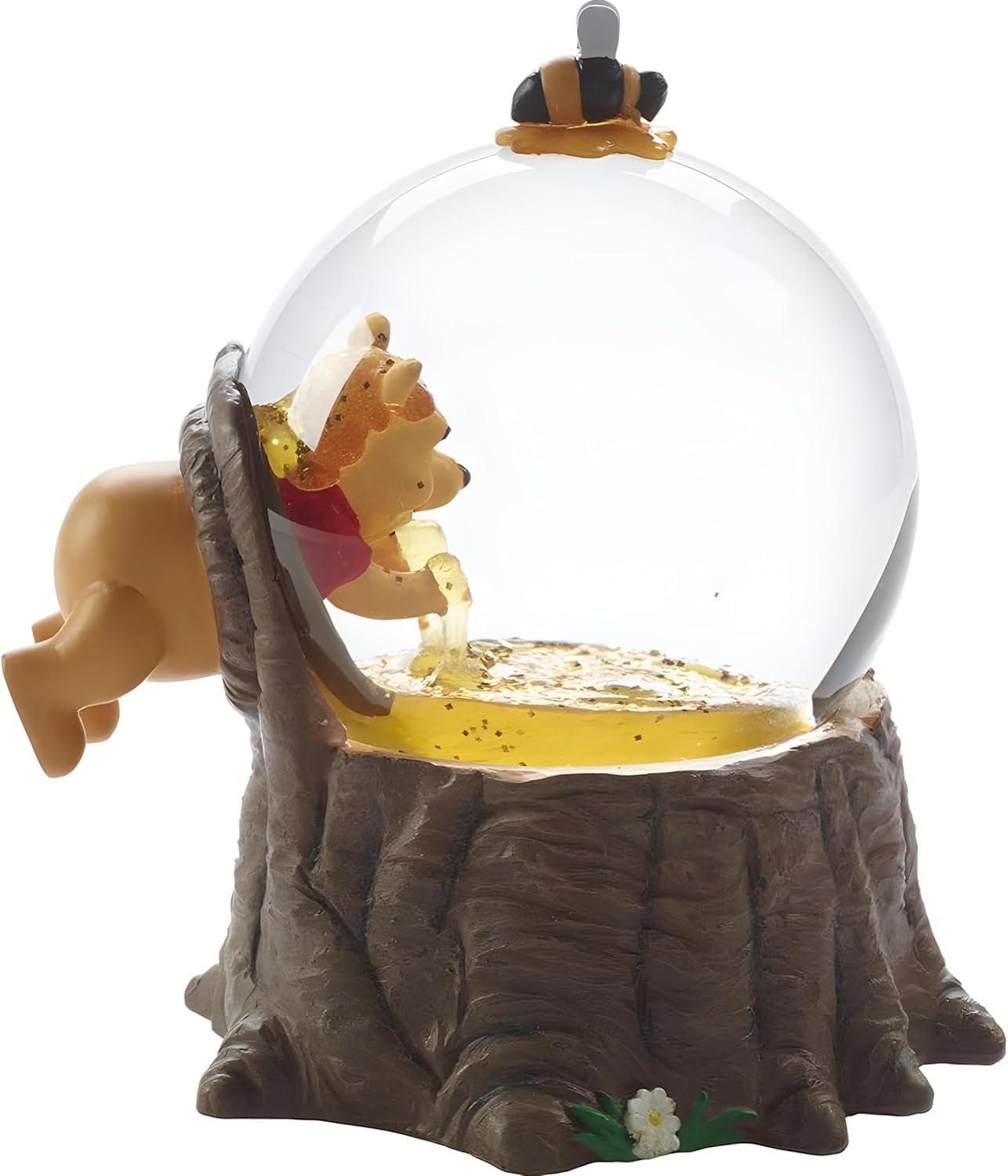 Boltcorrse wind-up music box mechanism adds nostalgic sound to display piece.
