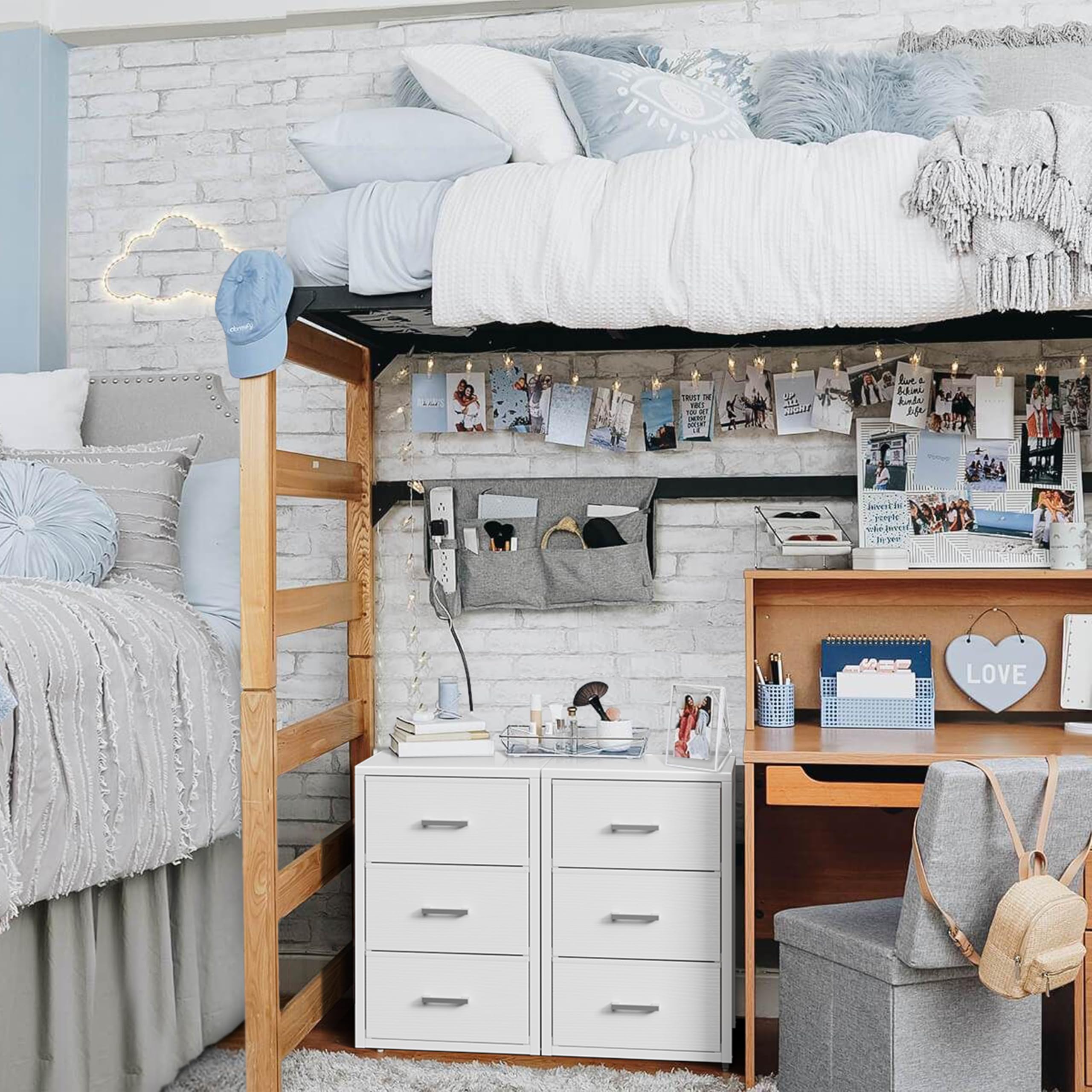 Boluo white top board detail underscores lightweight, simple assembly and stable surface