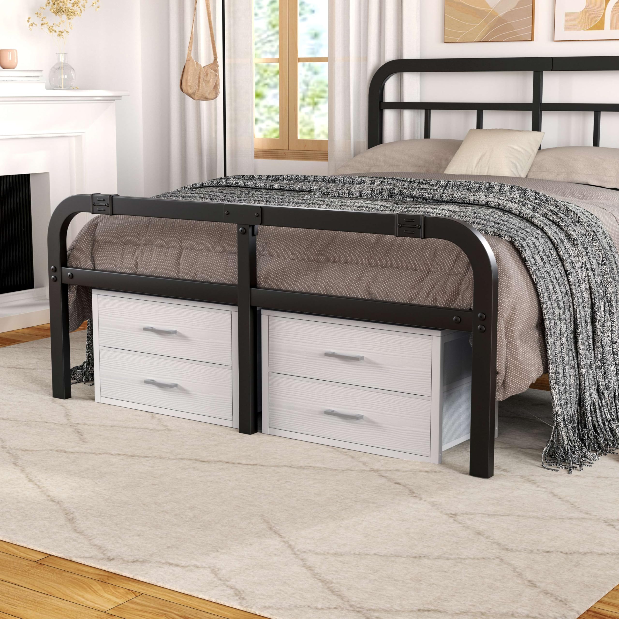 BOLUO drawers slide smoothly for easy reach and organization.
