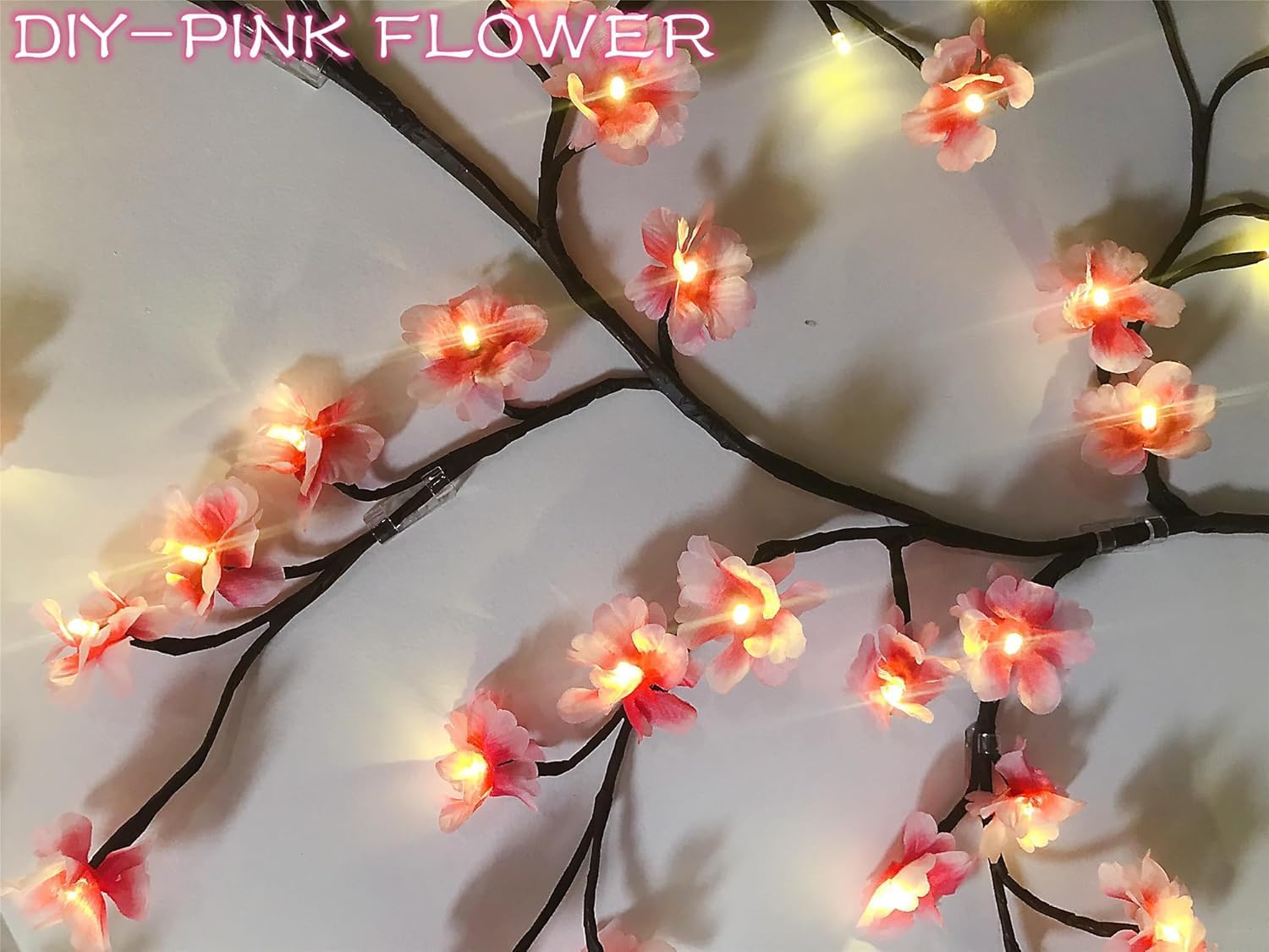 BomKra flexible branches easily shaped for wall art.