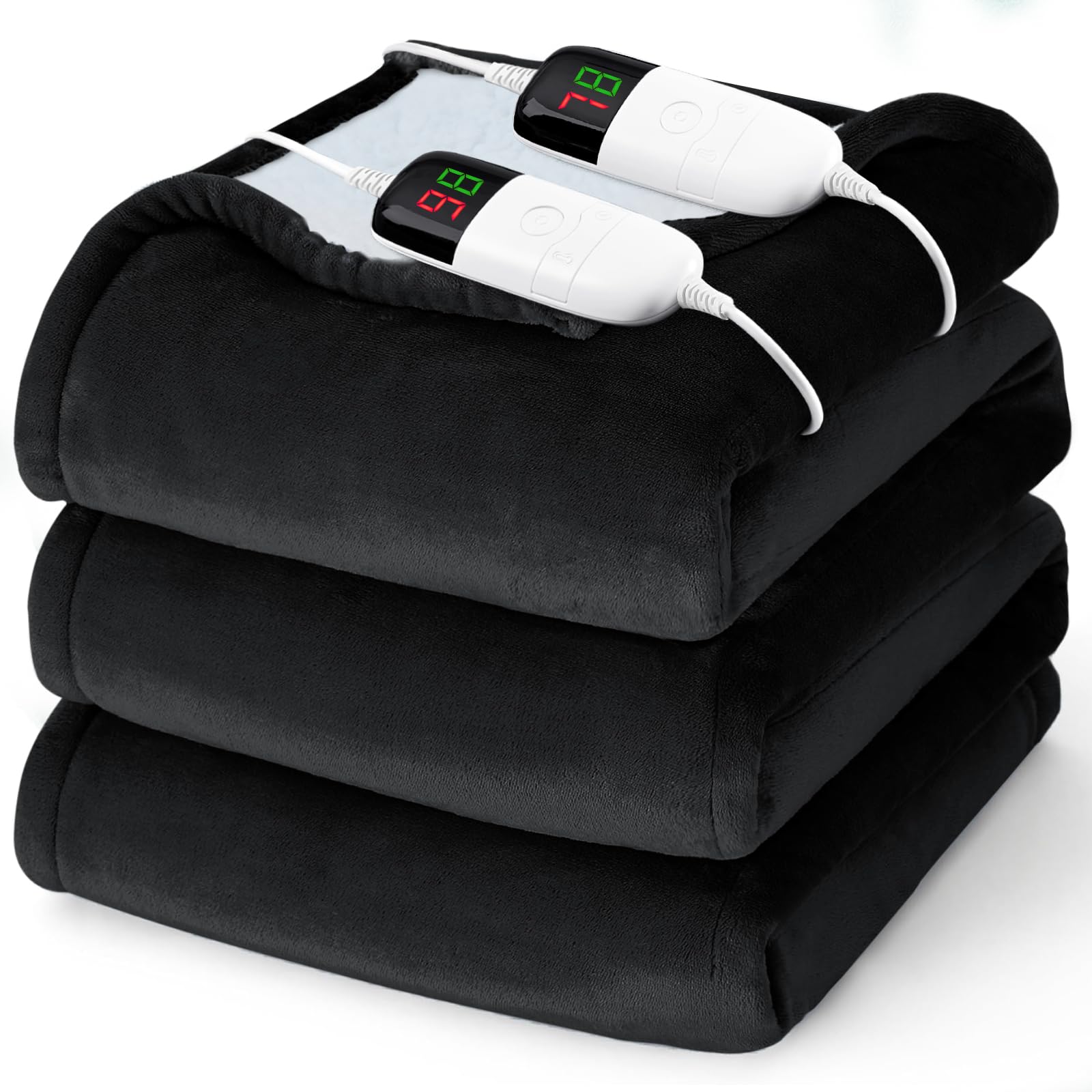 BOMOVA navy queen blanket 84x90 offers soft warmth for cold nights.