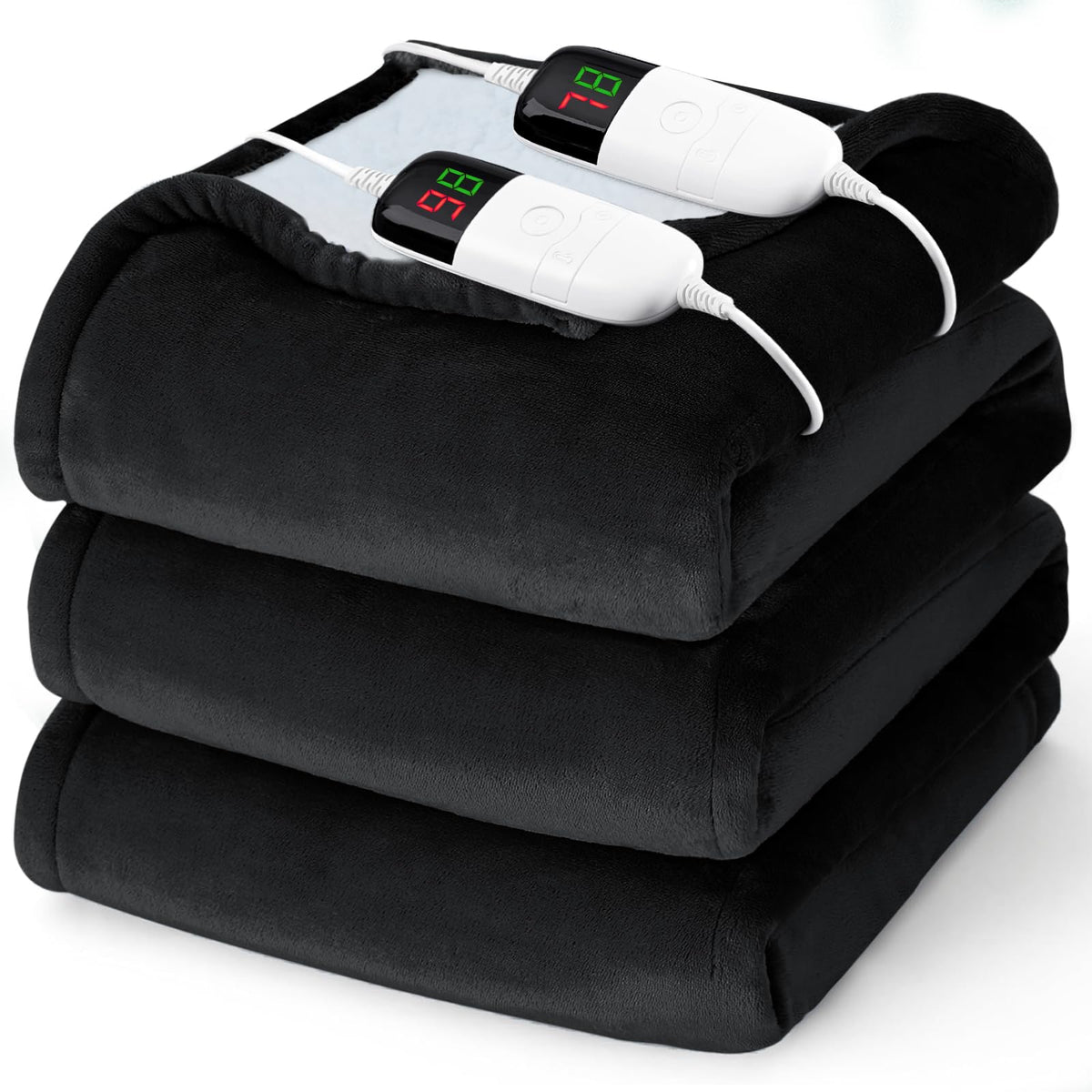 BOMOVA navy queen blanket 84x90 offers soft warmth for cold nights.