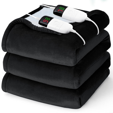 BOMOVA navy queen blanket 84x90 offers soft warmth for cold nights.