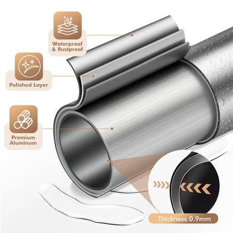 40-72 inch adjustable length fits most bathrooms.