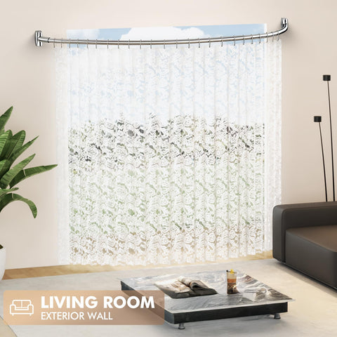 Suitable for bathrooms, showers, bathtubs, and fitting rooms.