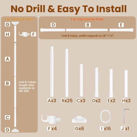 Bonpally easy remove—no tools required for quick reconfiguration.