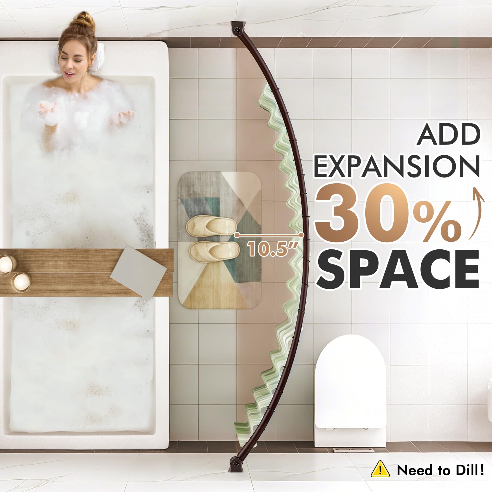 Bonpally rotating brackets for flexible mounting and optimized space.