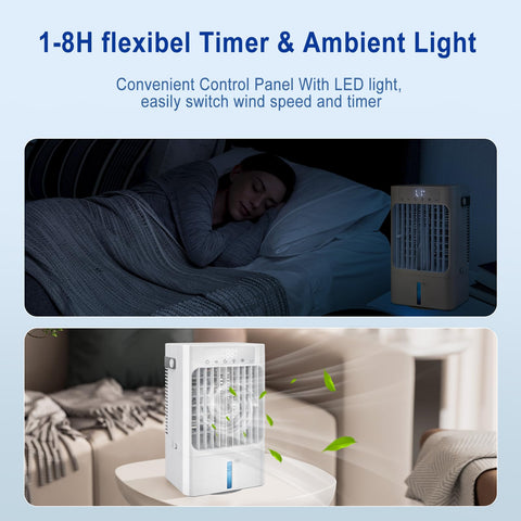 BOOHENKA mist function provides refreshing humidity on hot days.