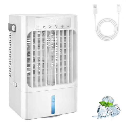 BOOHENKA portable desktop cooling unit for personal comfort at work.