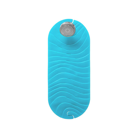 Boon Ripple bath mat with drain holes to expel water and reduce buildup