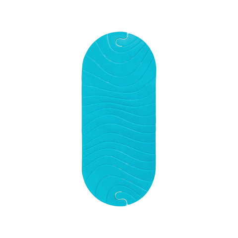 Boon Ripple bath mat with soft texture helps prevent slips on smooth tubs