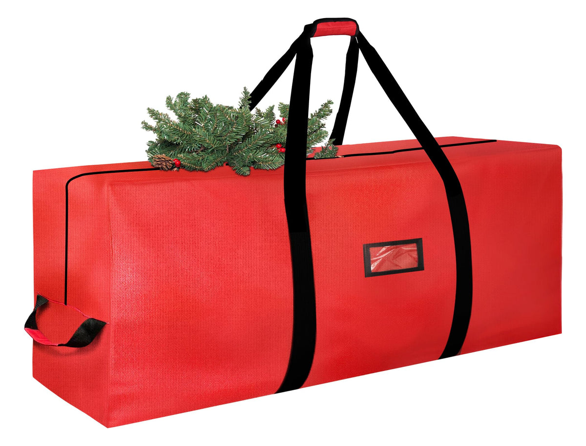 BOOPNEW 9ft tree bag unfolded size demonstrates easy access and generous storage.