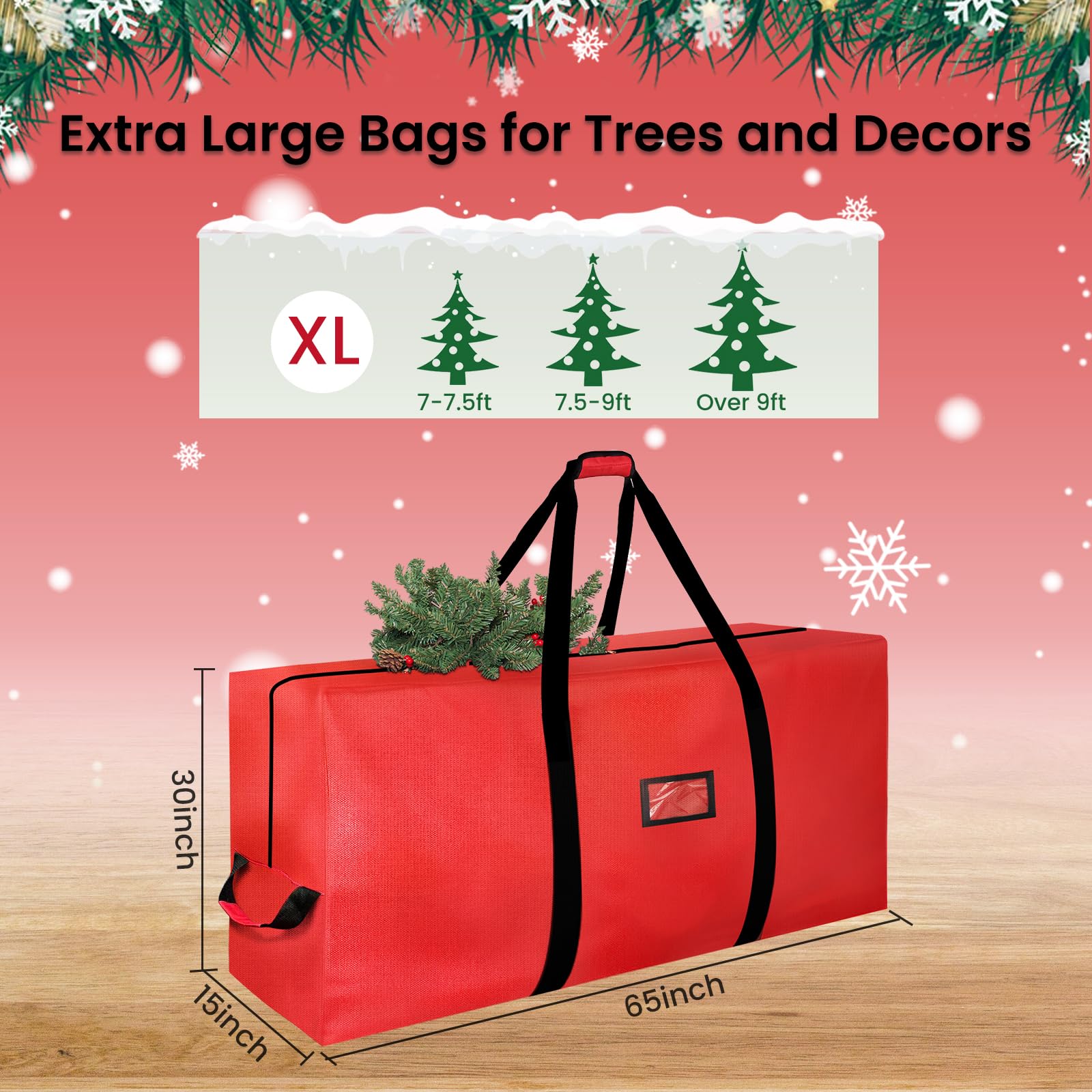 BOOPNEW ergonomic magic-tape handle enables comfortable, secure carrying.