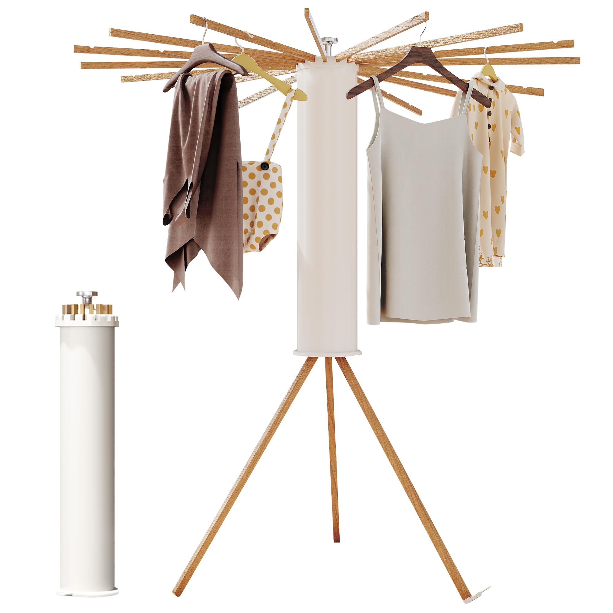 BOQORAD collapsible design fits small spaces while providing ample drying capacity