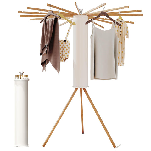 BOQORAD collapsible design fits small spaces while providing ample drying capacity
