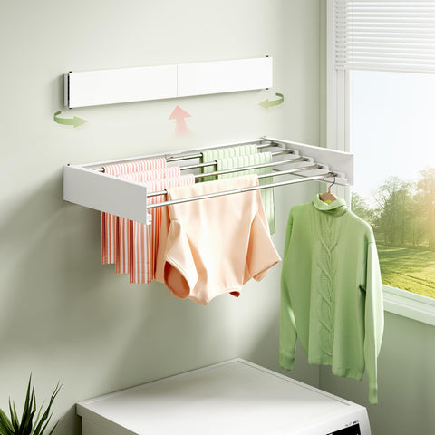 BOQORAD rack on balcony shows indoor-outdoor versatility for towels and garments