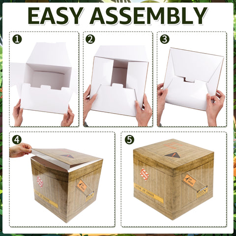 BORAMDO dinosaur paper signs guide party zones and decor ideas.
