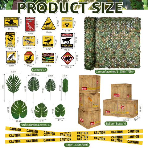 BORAMDO dinosaur theme boxes setup makes easy, sturdy party prep.
