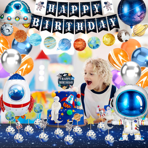 BORAMDO Happy Birthday banner anchors the theme and ties decor together