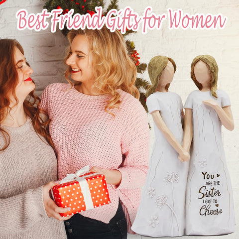 BORLESTA unique sister friend figure, versatile home accent