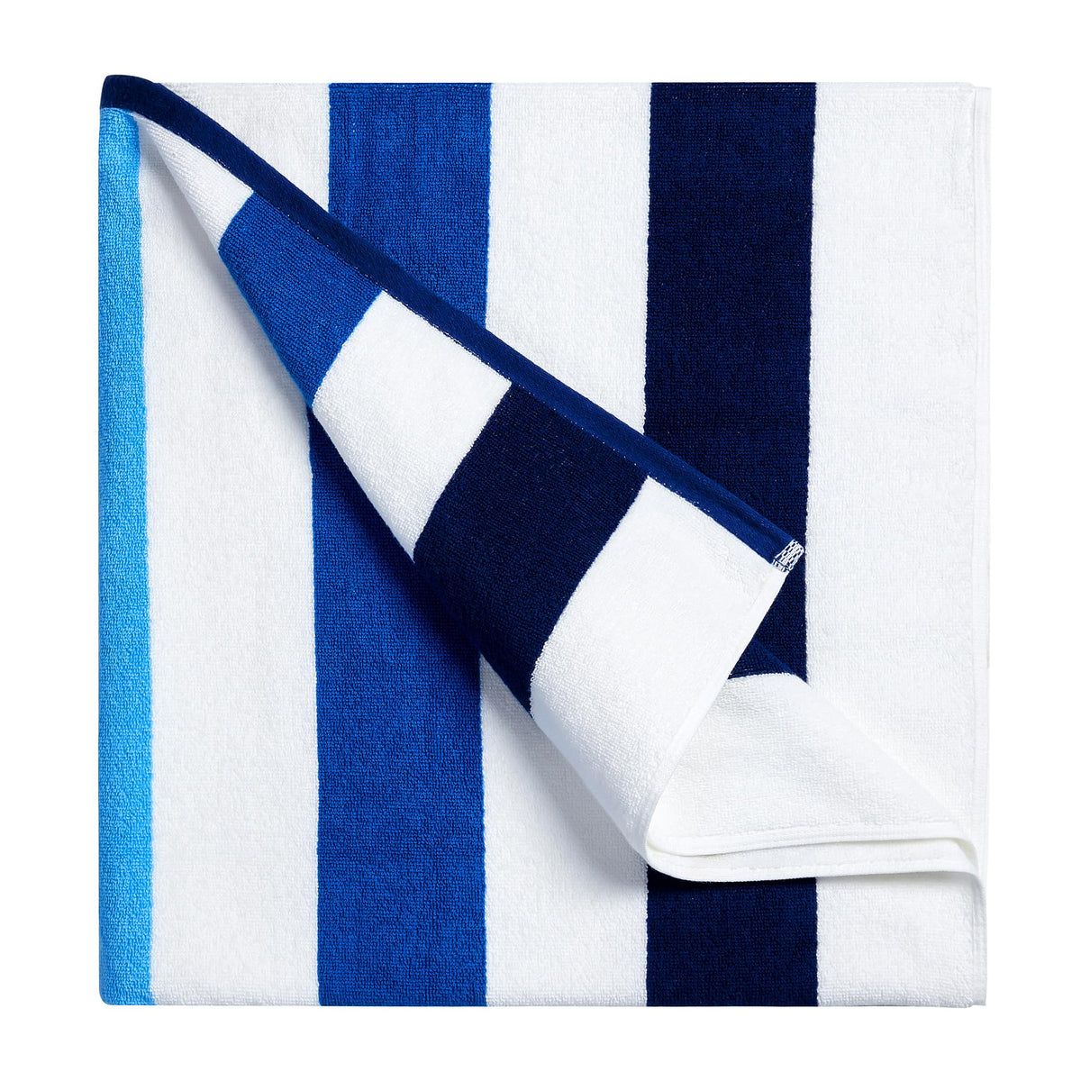 Bornbay oversized beach towel 40x70 stripe blue for lounging and extra coverage.