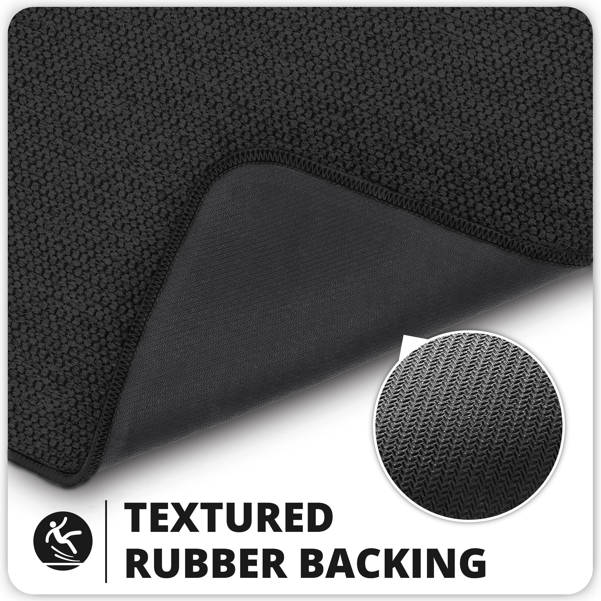 Bosap machine-washable bath mat cleans easily for a fresh bathroom