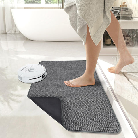 Bosap versatile bath mat used in kitchen or entryway for safety and style