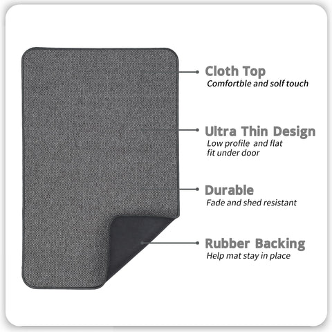 Bosap bath mat quickly absorbs moisture and dries fast for step-on comfort.