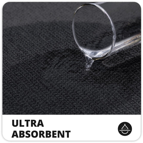 Bosap quick-dry terry cloth mat absorbs moisture and keeps feet comfortable
