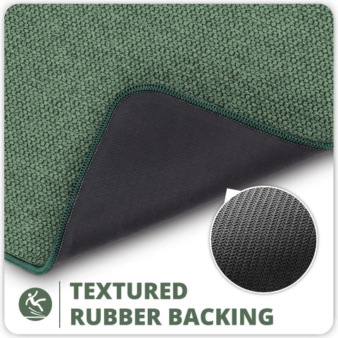 Bosap U-Shaped Mat Quick-Dry top layer wicks moisture fast.