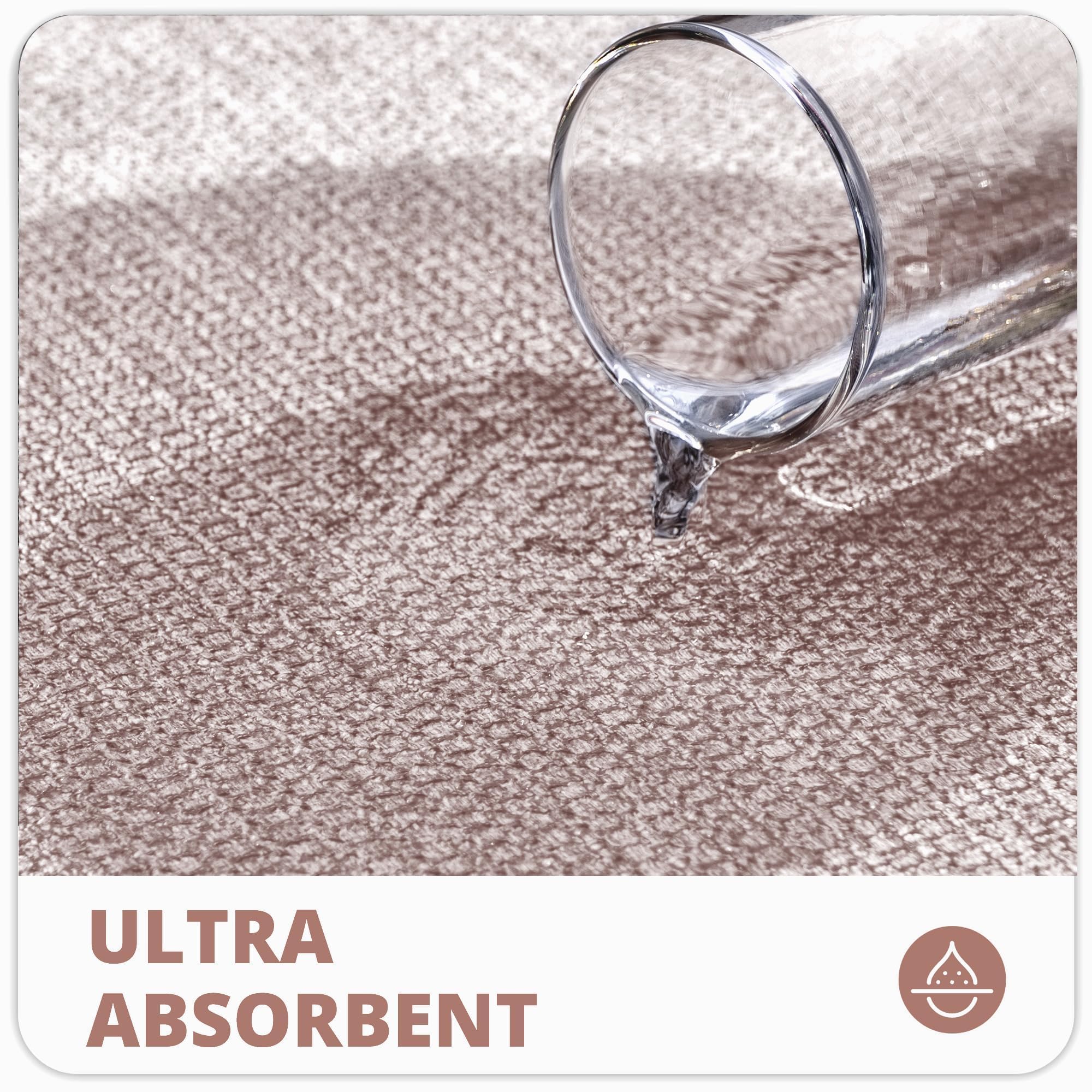 Bosap rug is machine washable and quick-drying for daily use