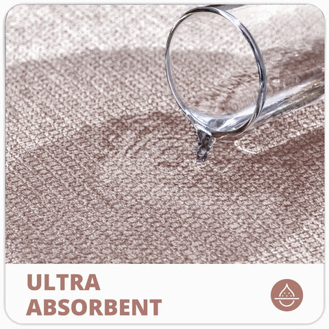 Bosap rug is machine washable and quick-drying for daily use
