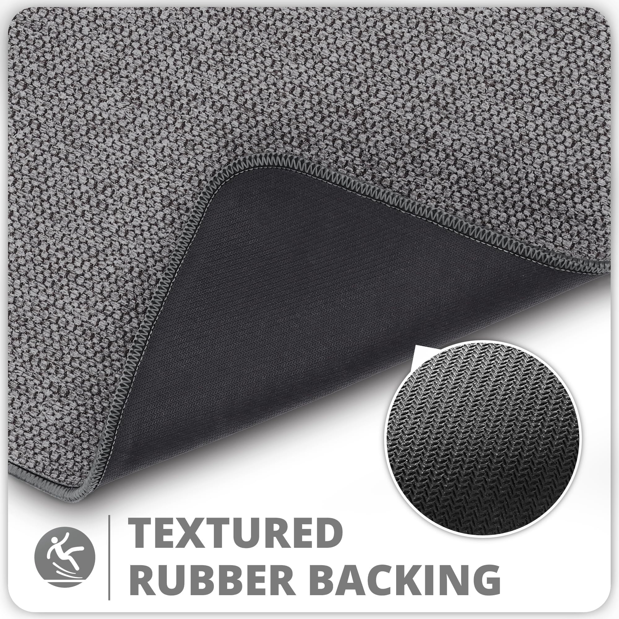 Bosap ultra-thin 0.2 inch rug that won’t trap doors