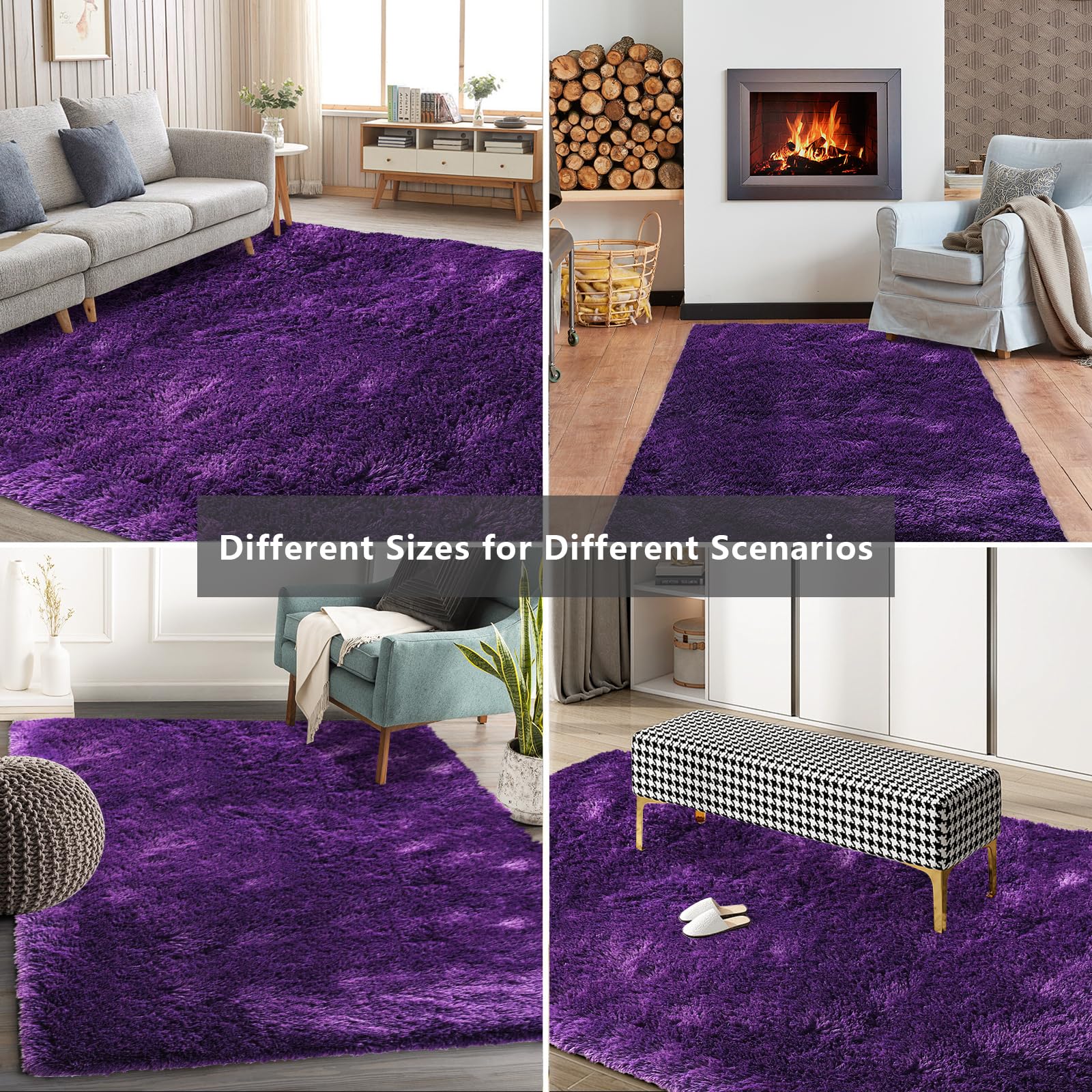Boshengya dorm room rug offers cozy, compact comfort for study spaces.