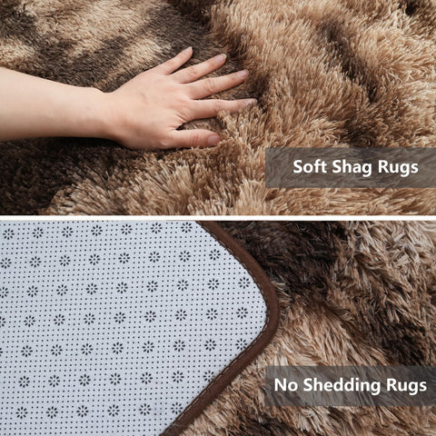 Boshengya Shag Rug anti-slip bottom protects floors.