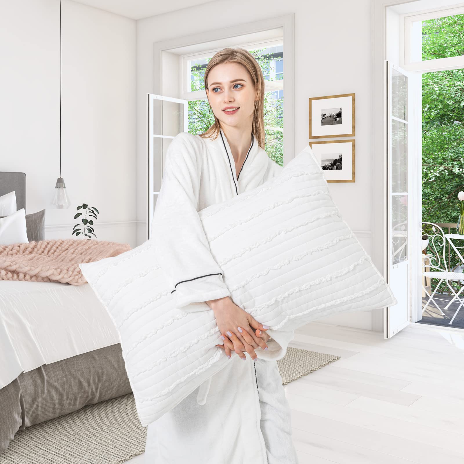 Machine-washable and easy-care for busy households.