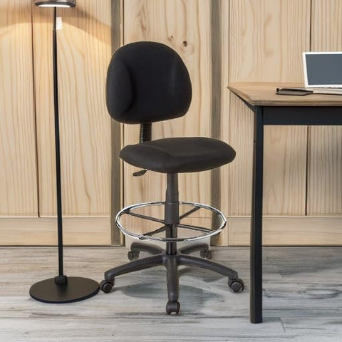 Boss B1615-BK hooded casters glide quietly on floors