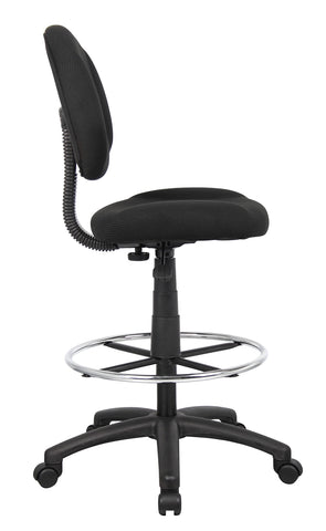 Boss B1615-BK tweed upholstery combines durability with a professional look