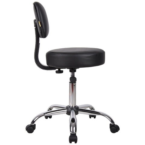 Ready-to-assemble Boss B245-BK Be Well stool ships with clear instructions.