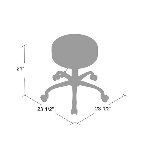Boss Office Products hooded double-wheel casters enable easy repositioning.