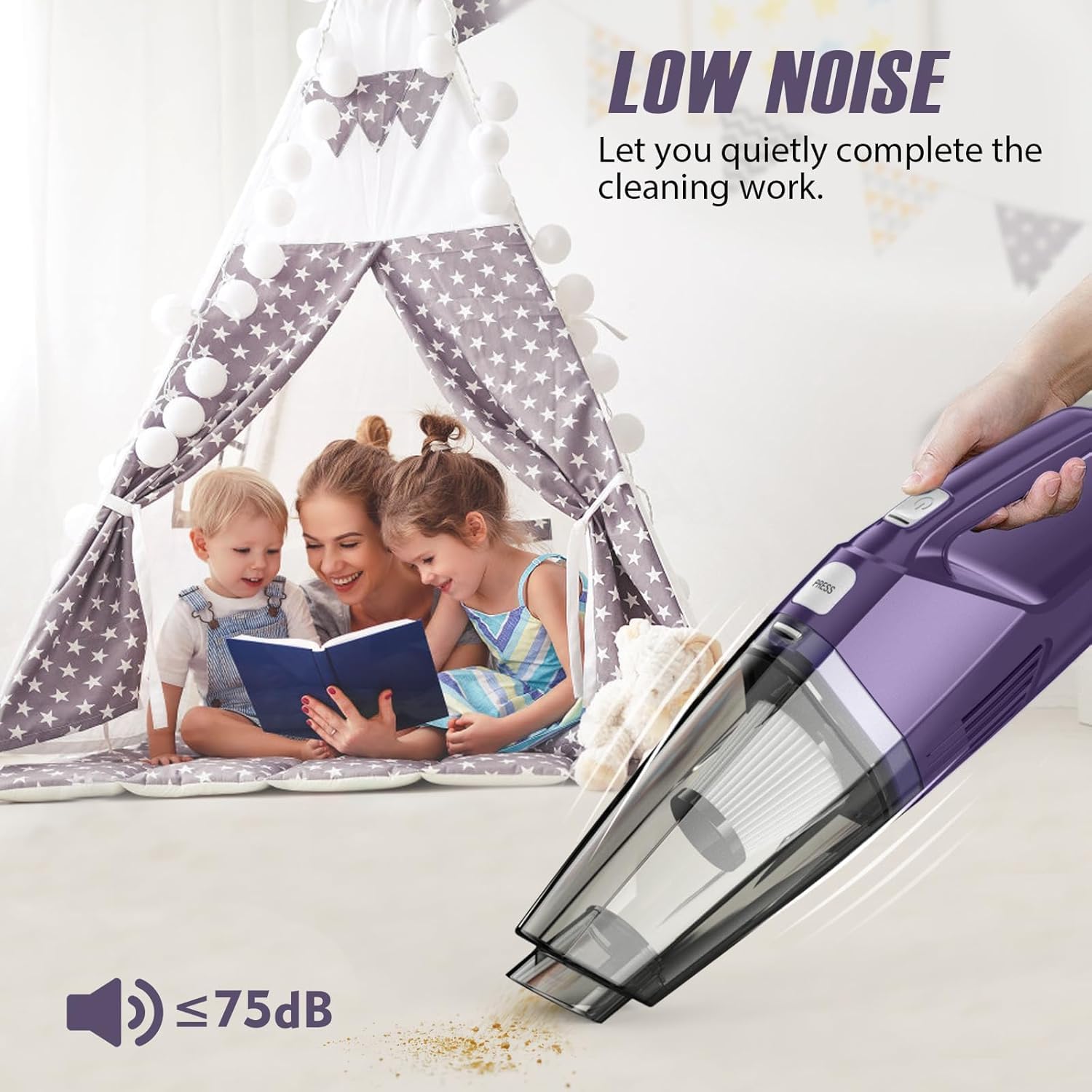 Bossdan washable HEPA filter traps microdust for cleaner air