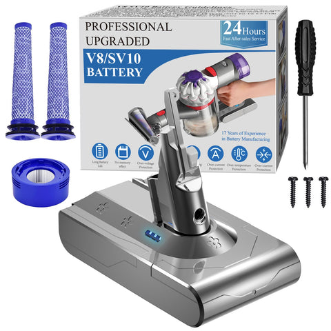 BOTKK 10000mAh V8 battery pack for extended runtime