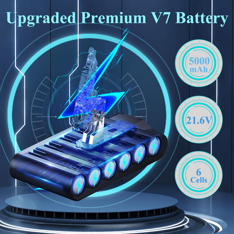 BOTKK V7 battery installation demo shows easy fitment into vacuum