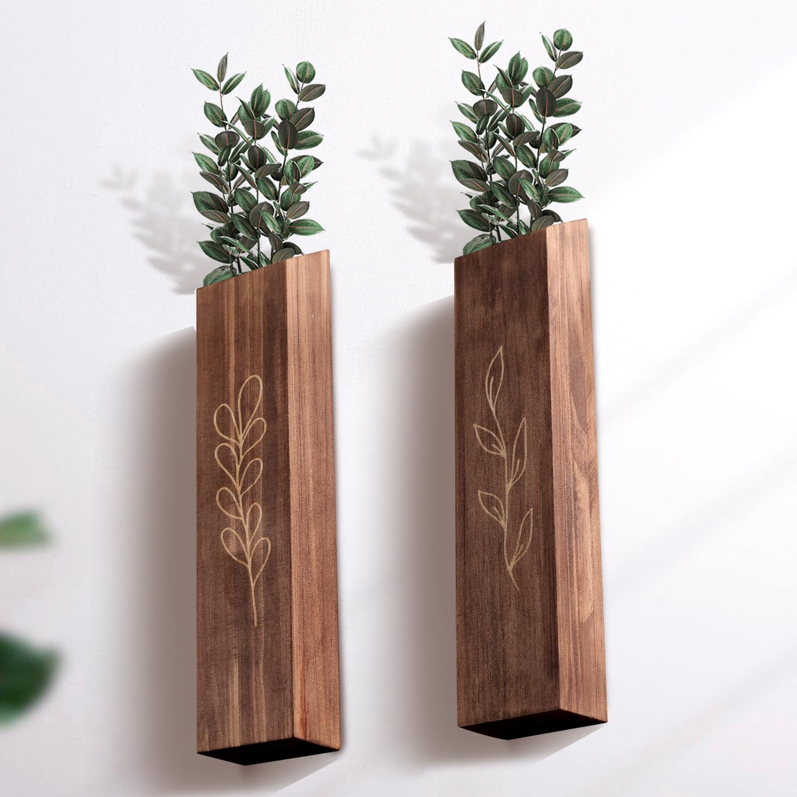 BOTOP four-pack natural pine wood texture close-up for warm interior feel