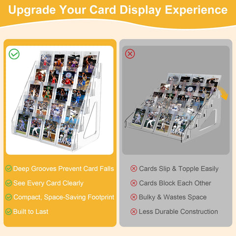 Botyboty postcard and sticker holder display offers clear visibility.